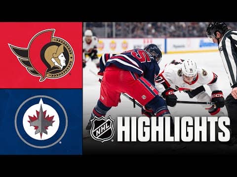 Senators vs. Jets | NHL Highlights | December 15, 2025