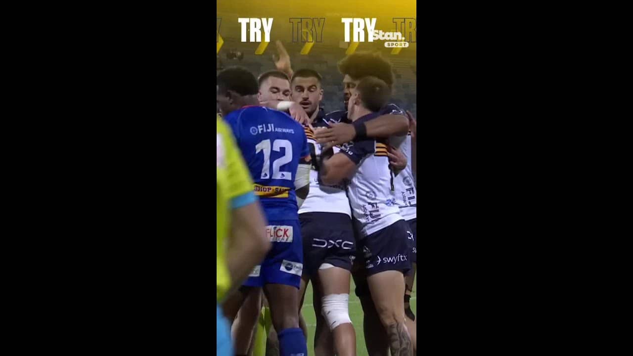Try | Sapsford 44' | Brumbies vs Fijian Drua