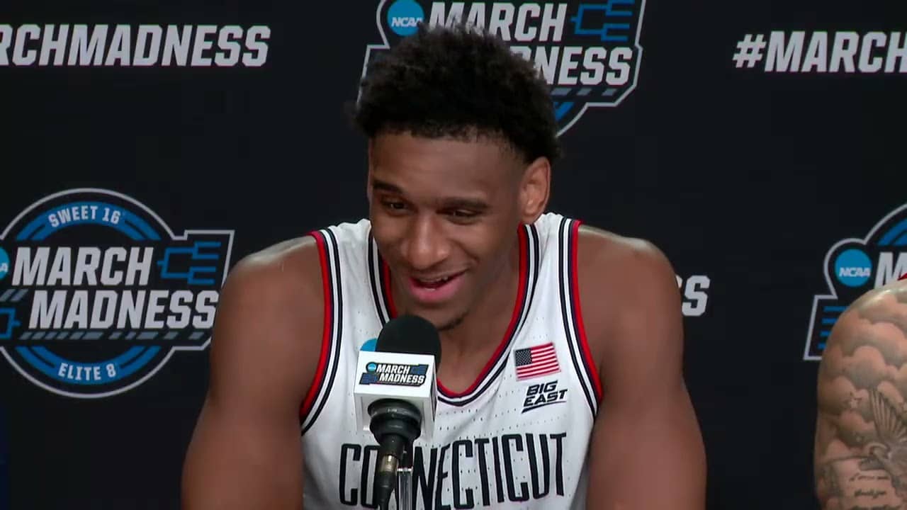 UConn Postgame Press Conference (2026 Men's Sweet 16)