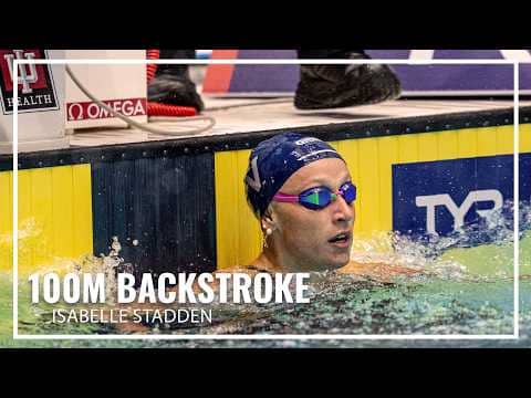 Stadden and Berkoff Go Head-to-Head in 100M Backstroke | 2026 TYR Pro Swim Series Indianapolis