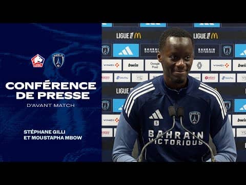La conférence de presse avant Lille