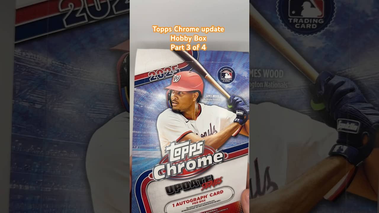 Part 3 of our hobby box for the holidays! 😁 #twinbirdbreaks #baseballcards #topps