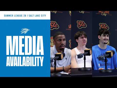 Brooks Barnhizer and Aday Mara After Game 1 | SLC Summer League | Postgame Media | July 4th, 2026