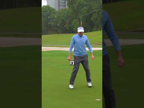 Ian Poulter wasn't a fan of my aim point 😅
