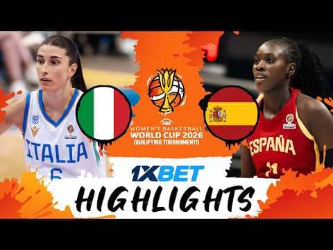 Italy 🇮🇹 v Spain 🇪🇸 | Highlights | #FIBAWWC 2026 Qualifying Tournament