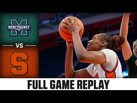 Mercyhurst vs. Syracuse Full Game Replay | 2025-26 ACC Women's Basketball