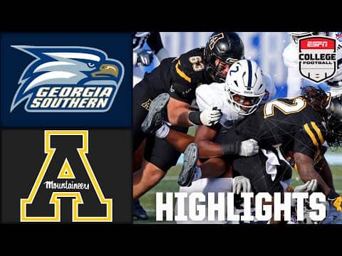 Birmingham Bowl: Georgia Southern Eagles vs App State Mountaineers | ESPN College Football