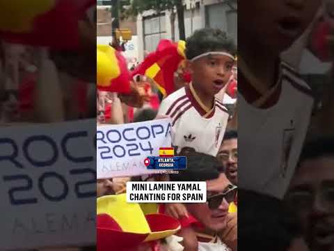 Mini Lamine Yamal was spotted ahead of Spain facing Saudi Arabia