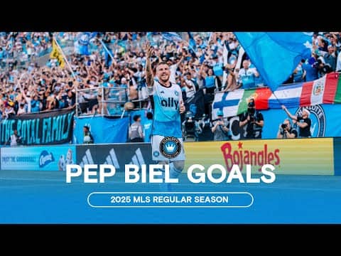 Pep Biel's 10 goals from the 2025 MLS Regular Season