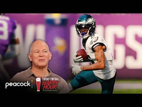 DeVonta Smith, Jordan Addison lead underrated WR1 options | Fantasy Football Happy Hour | NFL on NBC