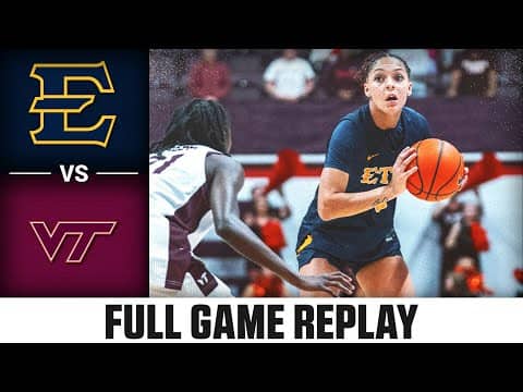 ETSU vs. Virginia Tech Full Game Replay | 2025-26 ACC Women's Basketball