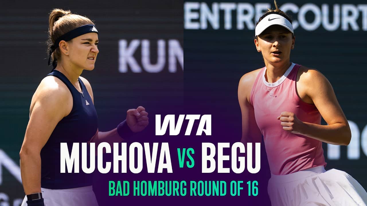 Karolina Muchova vs. Irina-Camelia Begu | 2026 Bad Homburg Round of 16 | WTA Match Highlights