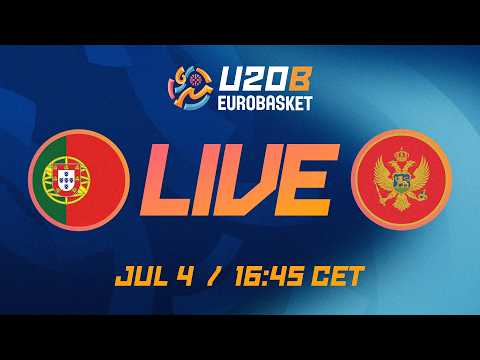 LIVE - Portugal v Montenegro | FIBA U20 Women's EuroBasket 2026 Division B | Group Phase