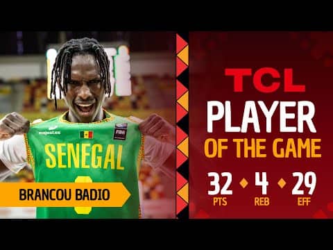 Brancou Badio (32 PTS) | TCL Player Of The Game | NGR 🇳🇬 vs SEN 🇸🇳 | #AfroBasket 2025