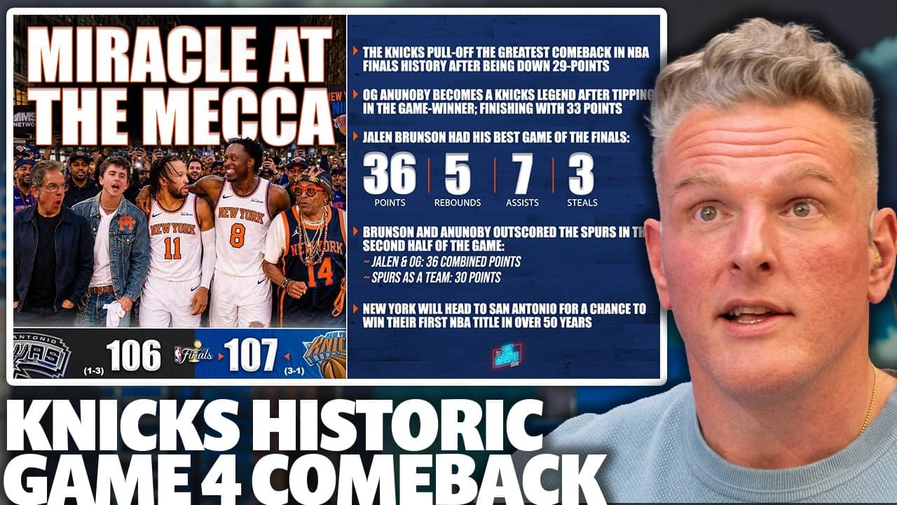 Knicks Mount Largest Comeback Win In NBA Finals History, Take Commanding 3 1 Lead