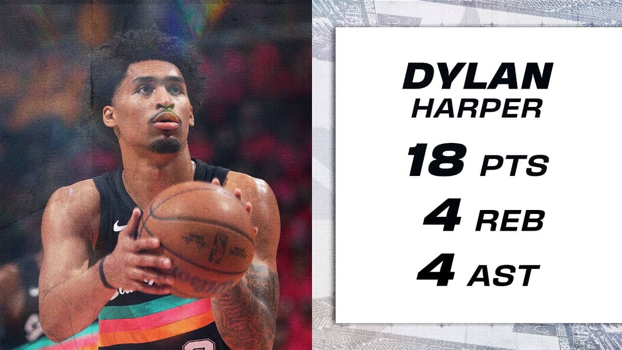 DYLAN HARPER POSTS TEAM-HIGH 18 POINTS IN GAME 1