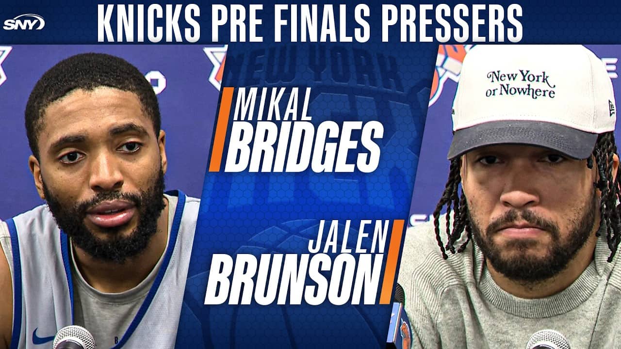 Mikal Bridges, Jalen Brunson talk Knicks NBA Finals prep as they await opponent