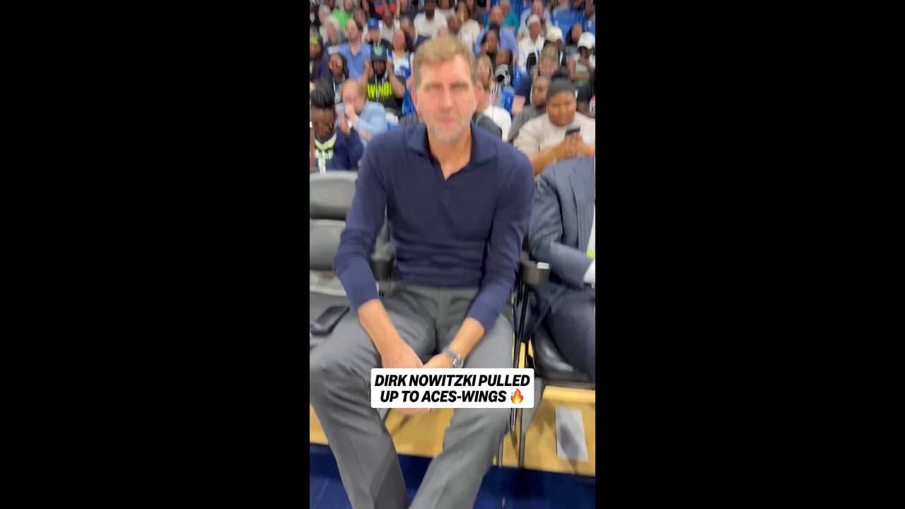 DIRK NOWITZKI POPS OUT AT ACES-WINGS MATCHUP