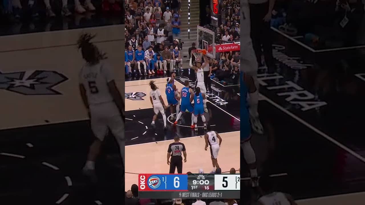Early Area 51 sighting 🛸 ⚠️ #spurs #nba #victorwembanyama #stephoncastle 📺 NBC | Peacock