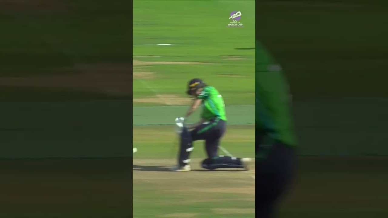 Orla Prendergast went big and took Ireland close to a famous win over West Indies 😲 #T20WorldCup