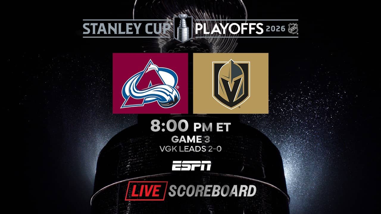 👉 LIVE NHL Conference Finals Game 3 Knights vs. Avalanche Scoreboard & Chat  5/24 🏒🔥