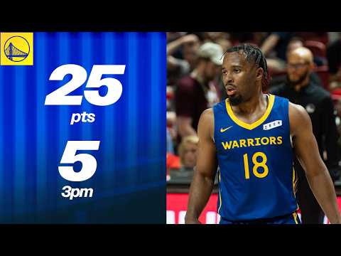 LJ Cryer Drops 25PTS, 5 3PM in Warriors Summer League Win over Mavericks
