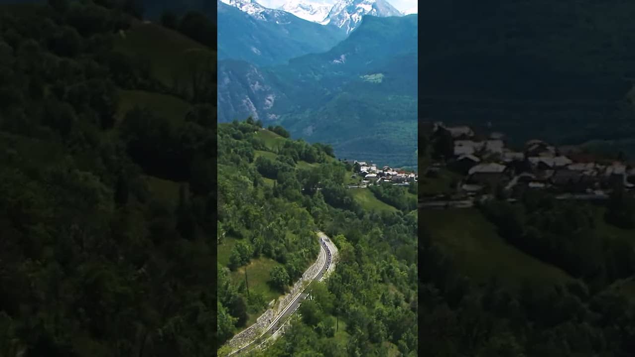 The beauty of the Giro d'italia is unmatched 😍