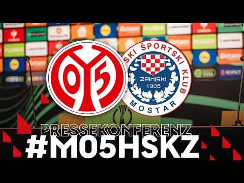 Die PK nach dem Spiel gegen HŠK Zrinjski Mostar | Conference League | #M05HSKZ | 25/26
