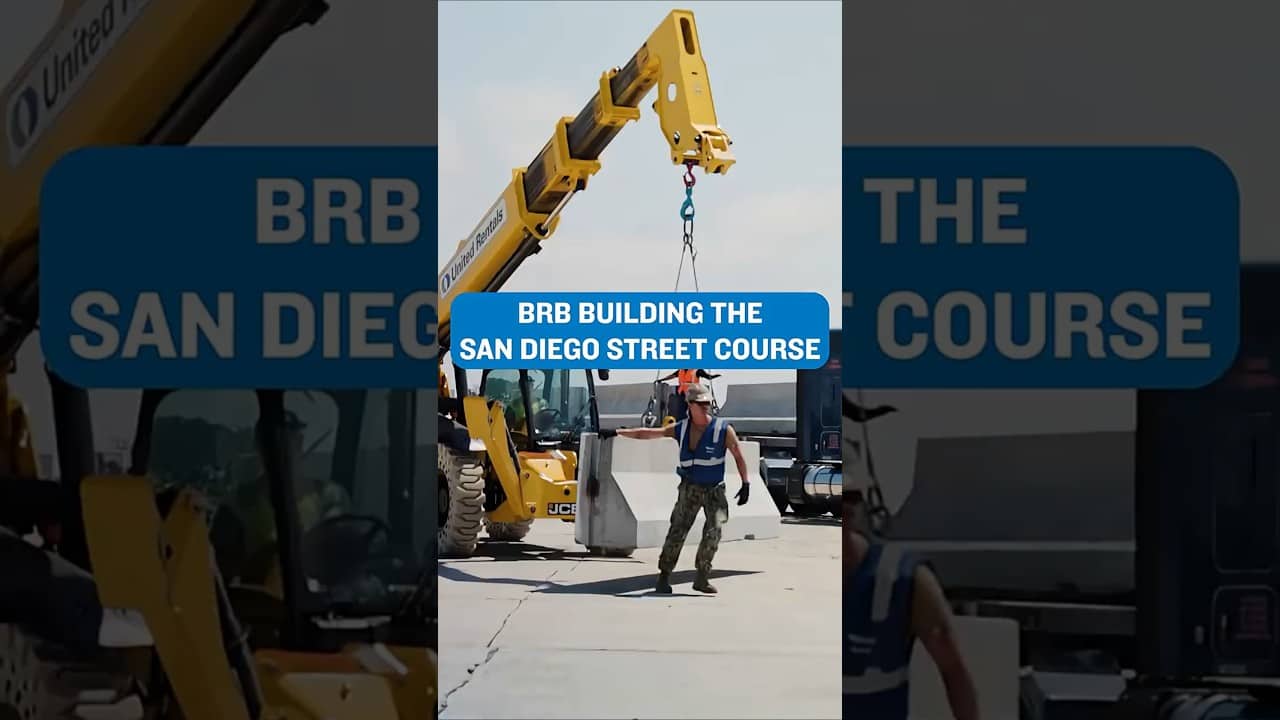 Building a NASCAR track on a naval base 🏗️