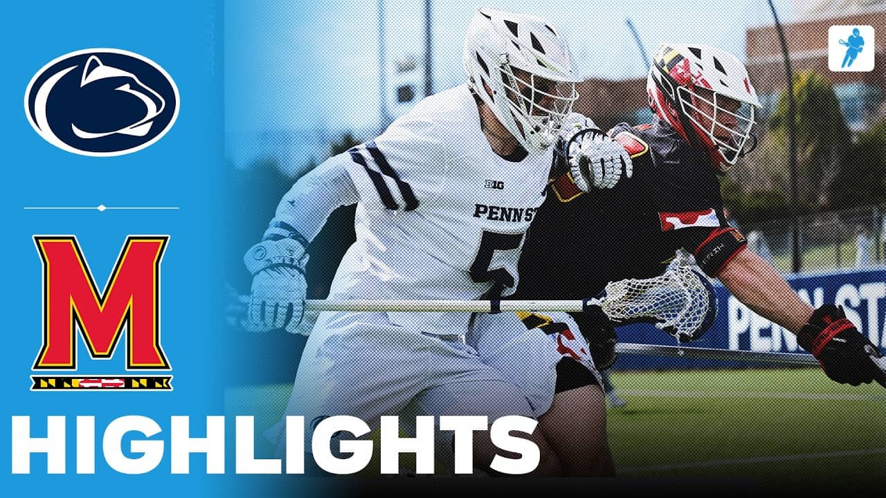 Penn State vs Maryland | NCAA College Lacrosse | Highlights - March 21, 2026