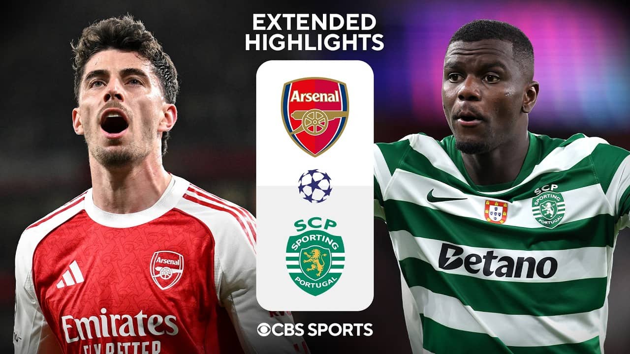 Arsenal vs. Sporting CP: Extended Highlights | UCL Quarterfinals - Leg 2 | CBS Sports Golazo