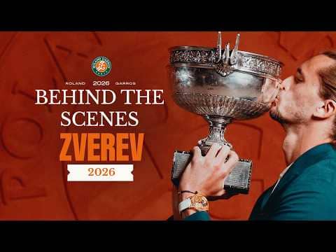 Alexander Zverev's title : Behind the Scenes | Roland-Garros 2026