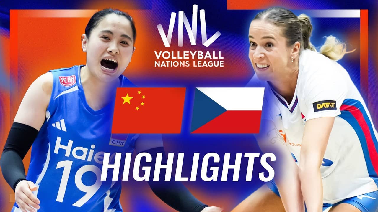 China 🇨🇳 vs. Czechia 🇨🇿 - Highlights | Women's VNL 2026