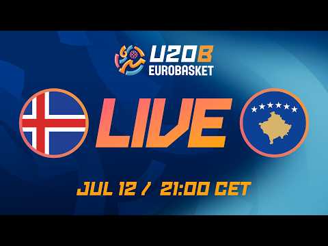 LIVE - Iceland v Kosovo | FIBA U20 EuroBasket 2026 Division B | Group Phase