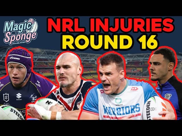 The Magic Sponge Podcast - NRL Round 16 Injuries + how do we save trades when the blows keep coming!