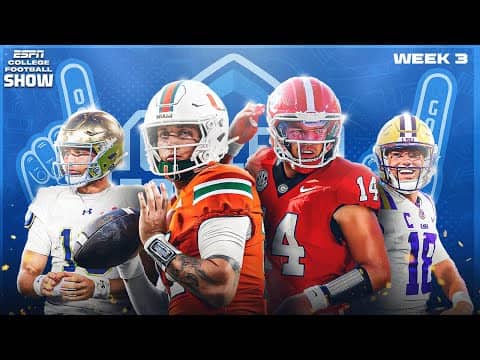 🚨REACTIONS: Georgia Tennessee Thriller! + Clemson Upset + LSU vs Florida | The CFB Show 🏈