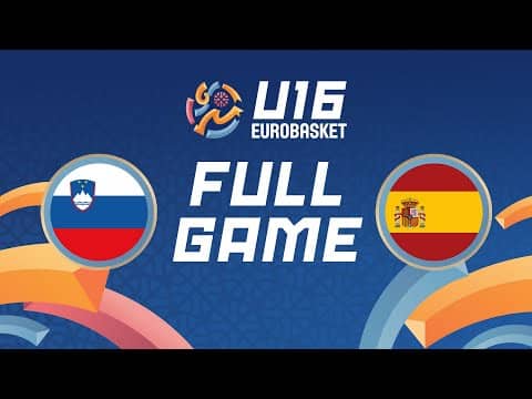 LIVE - Slovenia v Spain | FIBA U16 Women's EuroBasket 2025 | Group Phase