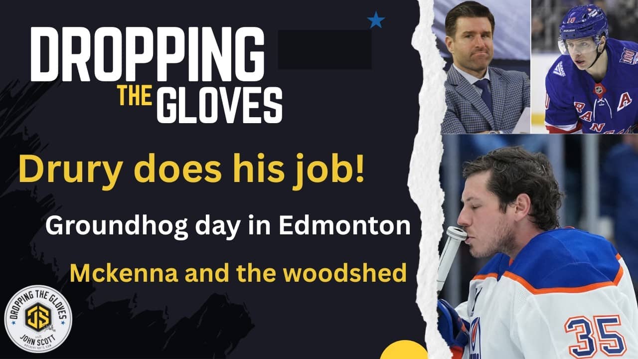 Drury is dealing, groundhog day in Edmonton and Michkov is fat??