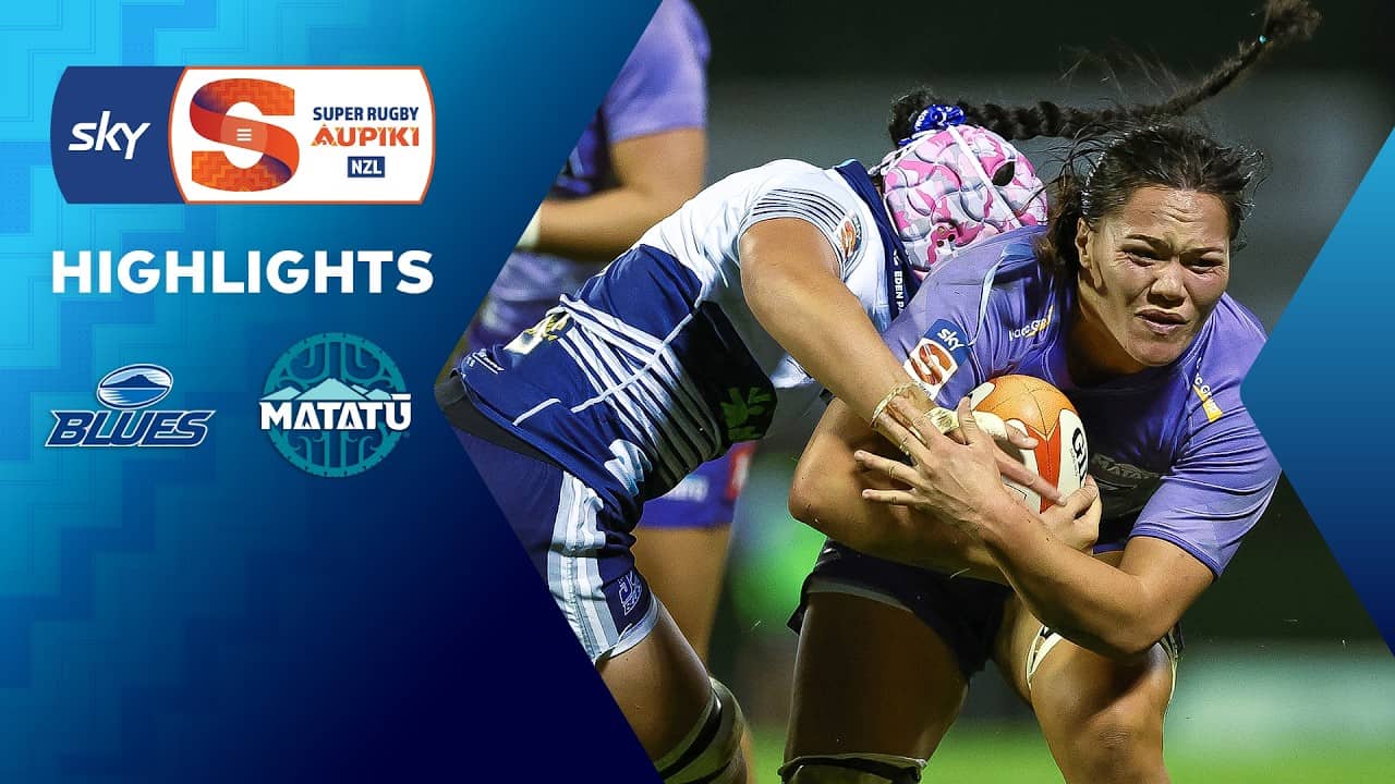 HIGHLIGHTS | Blues Women vs Matatū | Super Rugby Aupiki | Round 3 | Sky Sport NZ