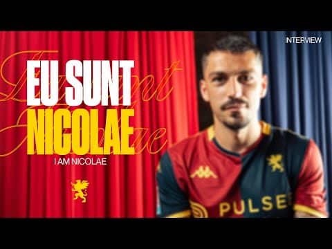 🇷🇴 EU SUNT NICOLAE CLAUDIU STANCIU | GENOA CFC NEW SIGNING | INTERVIEW 🎙️