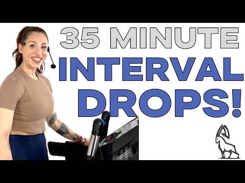 35-Minute Interval Drops Treadmill Workout | Run Strong with Coach Rachael