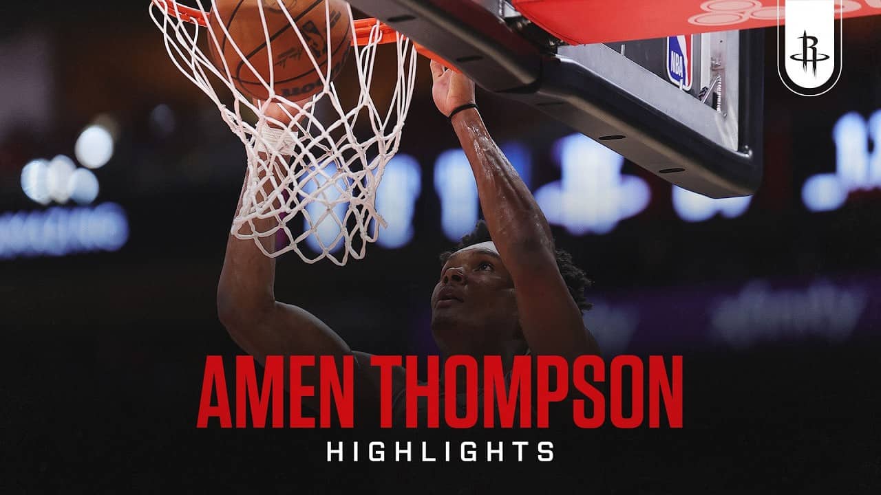 Amen Thompson (41 points) Highlights vs. Minnesota Timberwolves