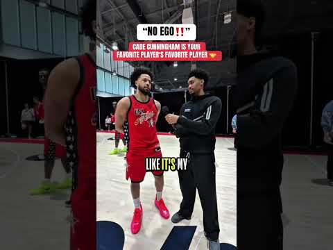 Dylan Harper as the All-Star Player Correspondent got to interview his favorite player. 🥹