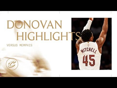 Cavs vs Grizzlies | Donovan Mitchell Highlights | 11.15.2025