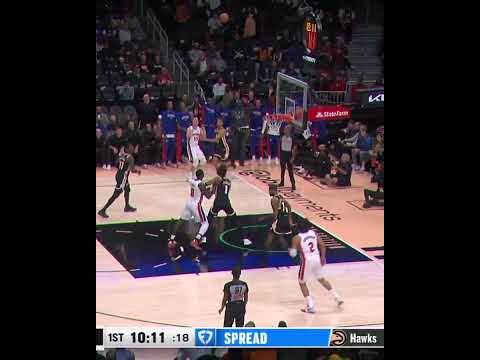 1st Quarter Top Plays | Pistons vs Hawks #nba #pistons