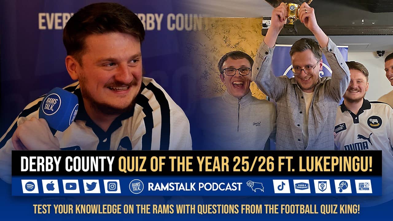 Derby County Quiz Of The Year 25/26 w/ LukePingu!