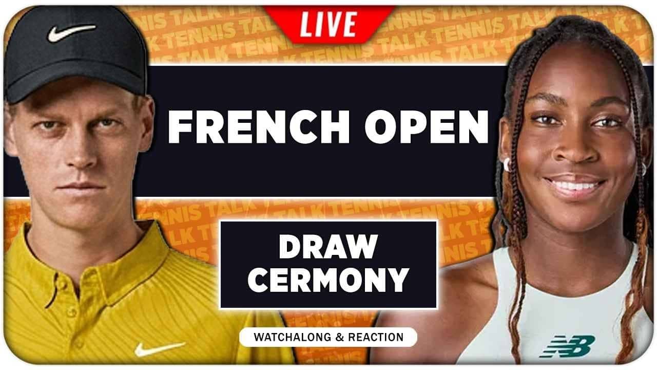 Roland Garros 2026 • Draw Ceremony • LIVE Tennis Watchalong