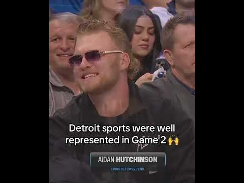 The Detroit celebs showed out for Game 2 🔥