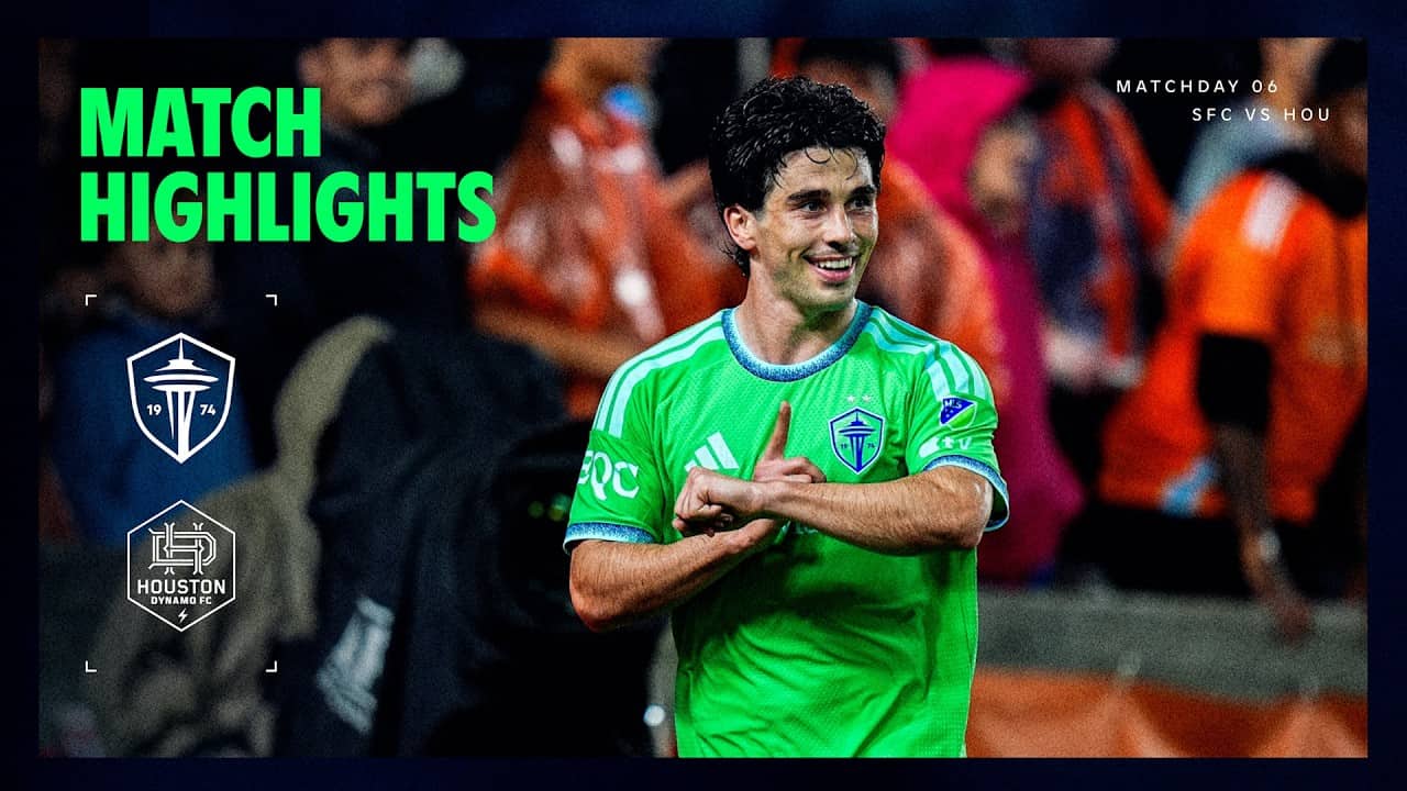 HIGHLIGHTS: Houston Dynamo FC vs. Seattle Sounders FC | April 4, 2026