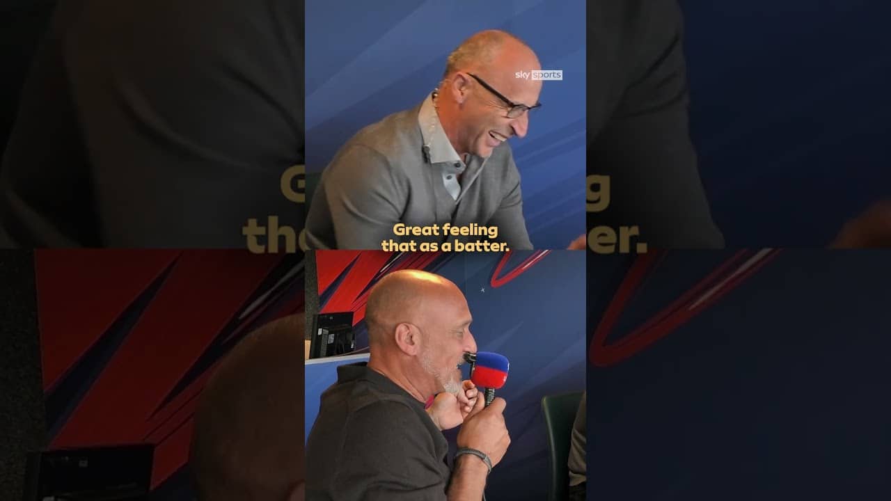 Nasser and Butch in STITCHES in the commentary box! 🤣 #cricket #englandcricket #shorts